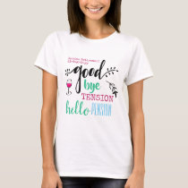 Goodbye Tension Hello Pension Personal Retirement T-Shirt Goodbye Tension Hello Pension Personal Retirement T-Shirt