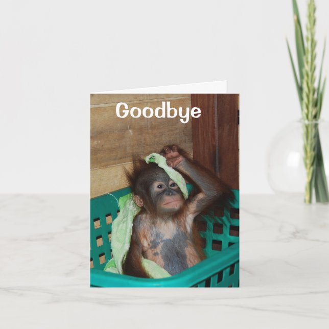 Goodbye, You'll Be Missed Card (Front)