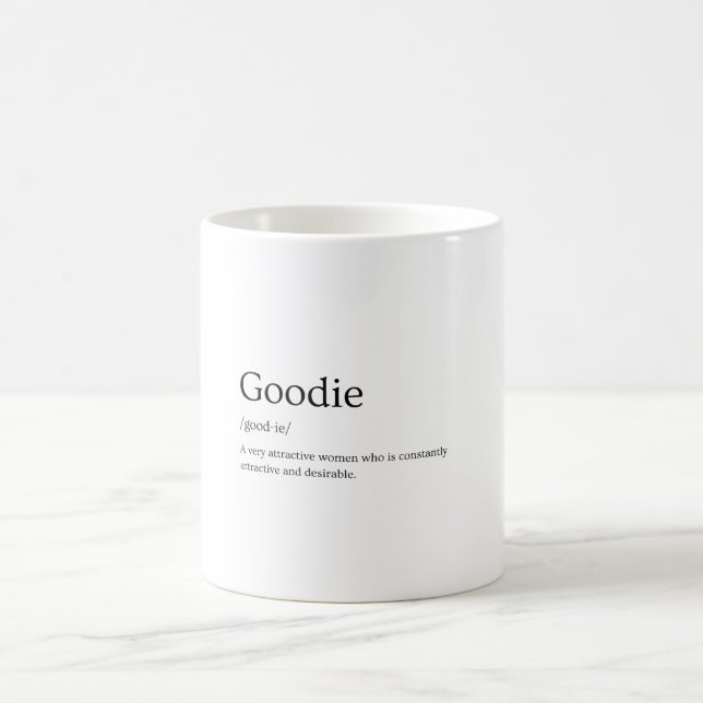 Goodie Dictionary Definition Coffee Mug (Center)