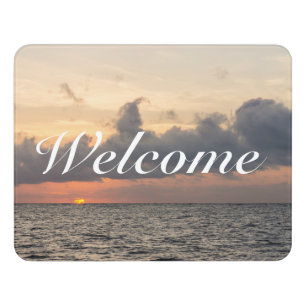 Goodmorning Folly Beach Welcome Door Sign