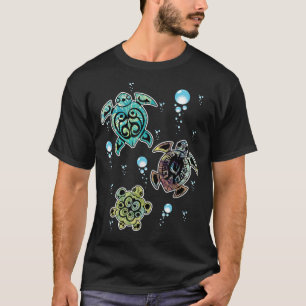 Goodness Cute Tropical Hawaiian Sea Turtles Cute F T-Shirt
