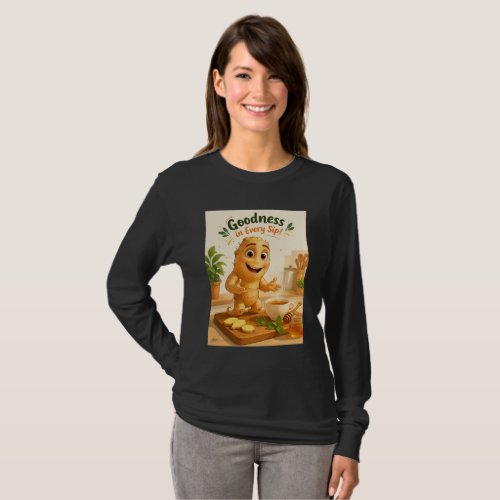 Goodness in Every Sip Long Sleeve T-Shirt