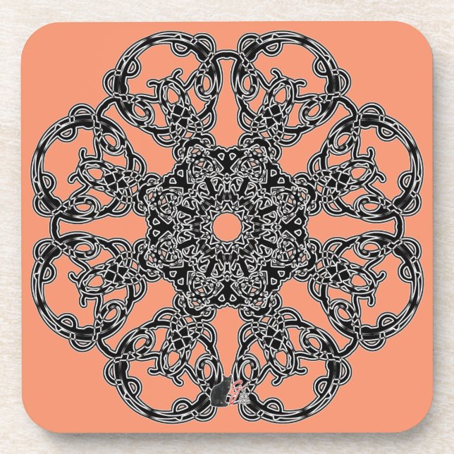Goodness Octa Glyph Dusk Coaster (Front)