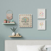 Goodness of God quilted look floral music