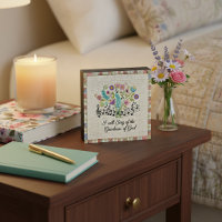 Goodness of God quilted look floral music