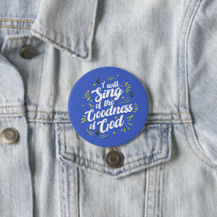 Goodness of God Typographic Joyful Button