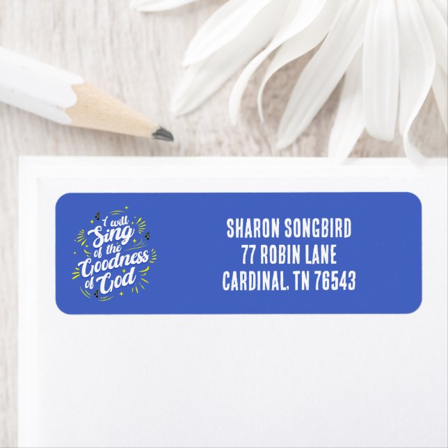 Goodness of God Typographic Joyful Label (Insitu)