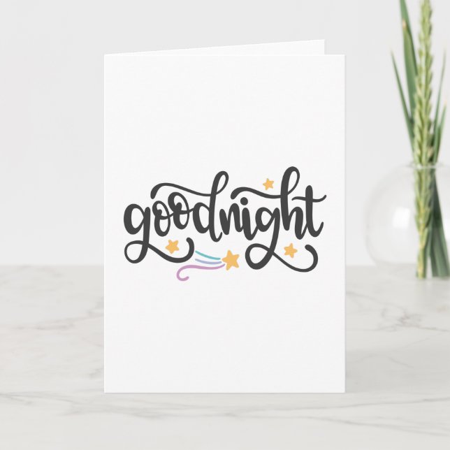 Goodnight Card (Front)