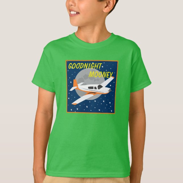 Goodnight Mooney airplane shirt (Front)