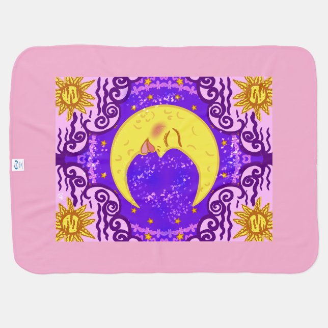 Goodnight sweet baby blanket (Back Horizontal)