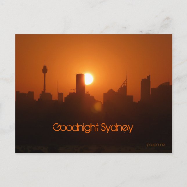Goodnight Sydney Postcard (Front)