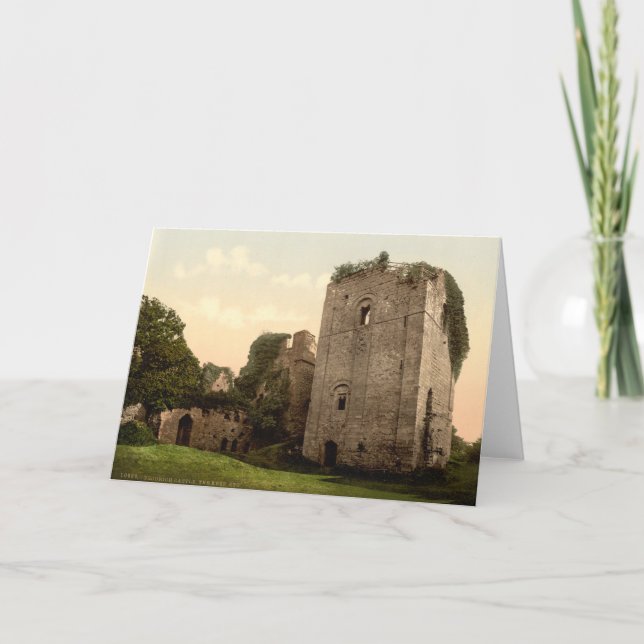 Goodrich Castle I, Herefordshire, England Card (Front)