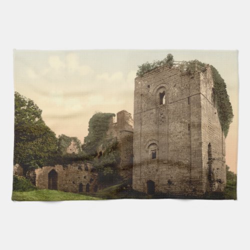 Goodrich Castle I Herefordshire England Kitchen Towel