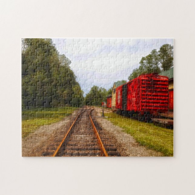 Goodspeed  Boxcars. Jigsaw Puzzle (Horizontal)