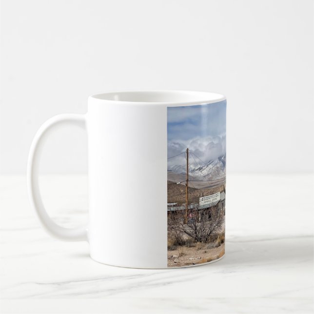 Goodsprings General Store & Pioneer Saloon Winter  Coffee Mug (Left)
