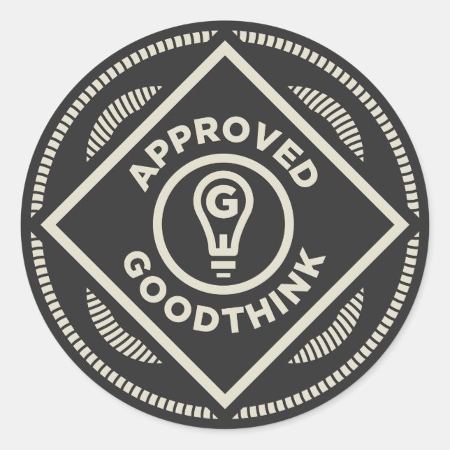 Goodthink Approved Sticker (Front)
