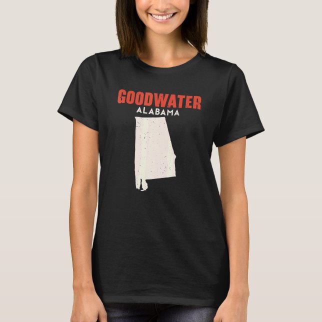 Goodwater Alabama USA State America Travel T-Shirt (Front)
