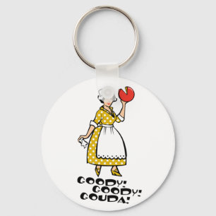 Goody! Goody! Gouda! Keychain