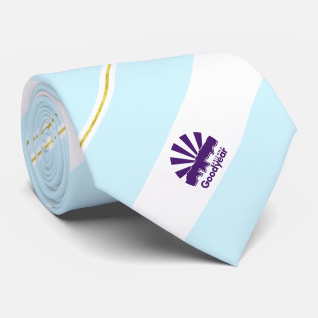 Goodyear (Arizona) city flag Neck Tie (Rolled)