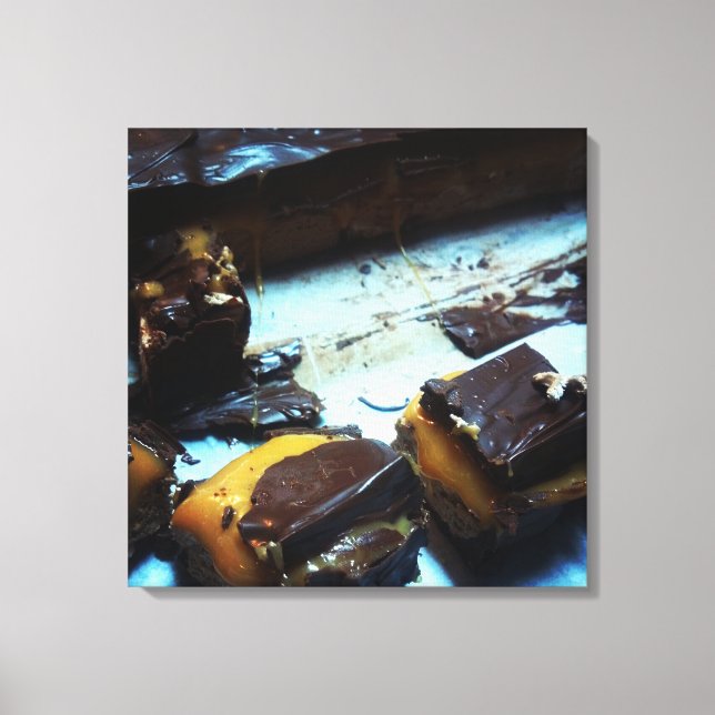 Gooey Caramel Marshmallow and Chocolate Canvas (Front)