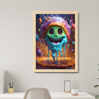 Gooey Grin Framed Art