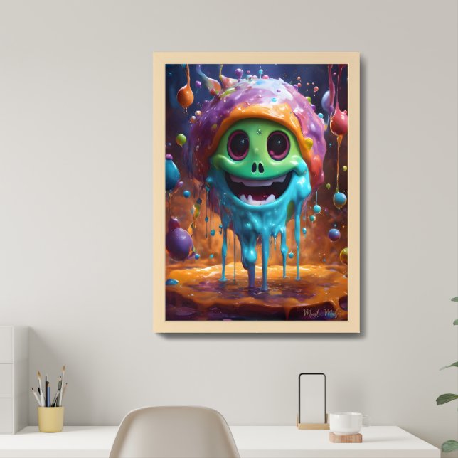 Gooey Grin Framed Art (Home Office)