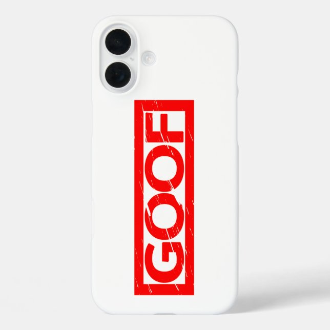Goof Stamp Case-Mate iPhone Case (Back)