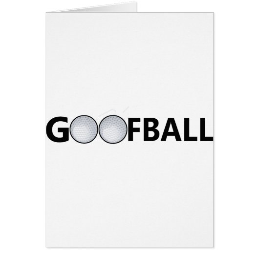 Goofball Golfball Cards (Front)