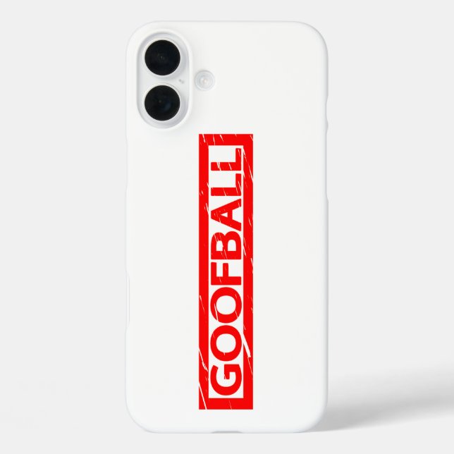 Goofball Stamp Case-Mate iPhone Case (Back)