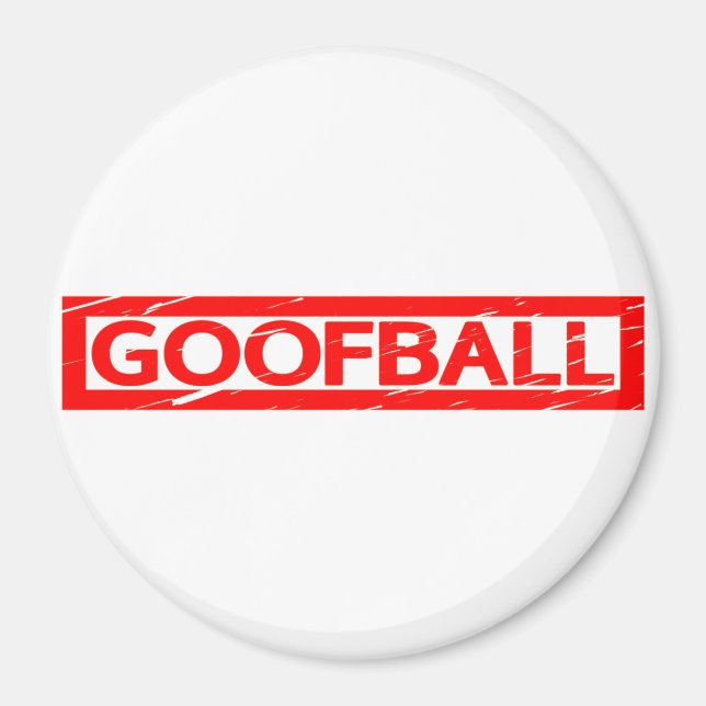 Goofball Stamp Magnet (Front)