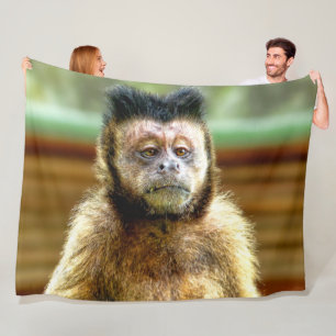GOOFEY MONKEY FLEECE BLANKET