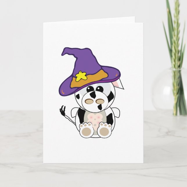 Goofkins Witchy  Cow Card (Front)