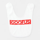 Goofus Stamp Baby Bib