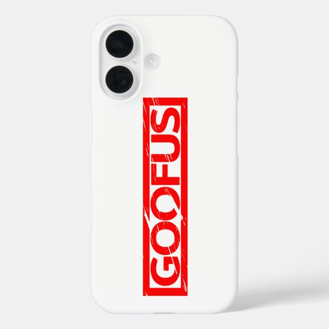 Goofus Stamp Case-Mate iPhone Case (Back)
