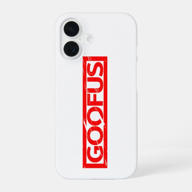 Goofus Stamp Iphone Case (Back)
