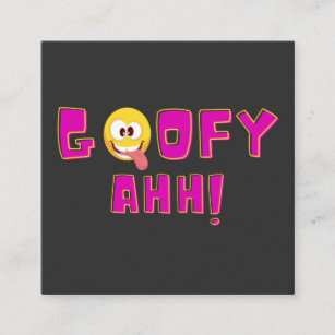 Goofy Ahh, goofy ahh beat, Square Business Card