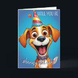goofy birthday pup! for anyone who loves dogs card<br><div class="desc">Designed by The Arty Apples Limited




generativecontent</div>