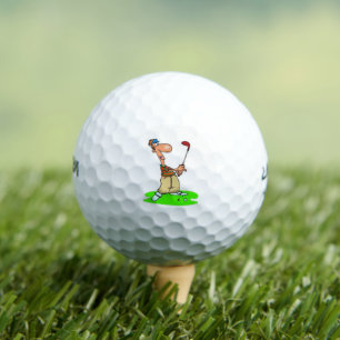 * *GOOFY BUT COOL GOLFER** GOLF BALLS