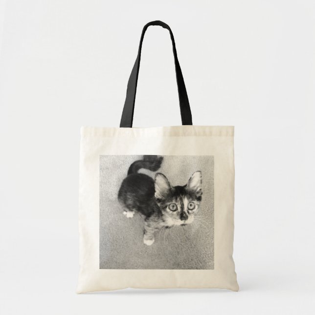 Goofy Calico Kitten, Precious Pets tote (Front)