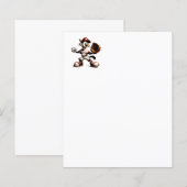 Goofy Cat Baseball Pitcher Winds Up (Front/Back)