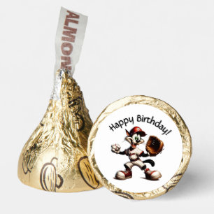 Goofy Cat Baseball Pitcher Winds Up Hershey®'s Kisses®