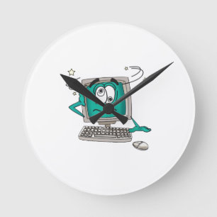 *GOOFY COMPUTER** & GREAT OFFICE CLOCK