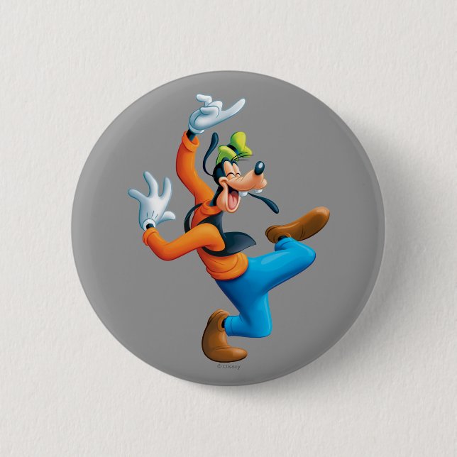 Goofy | Dancing Pinback Button (Front)