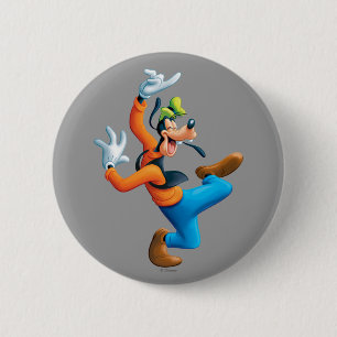 Goofy Dancing Pinback Button