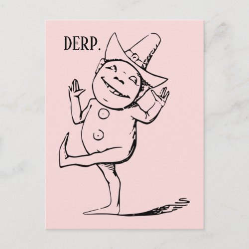 Goofy Derp Postcard