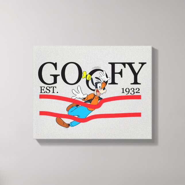 Goofy Est. 1932 Canvas Print (Front)