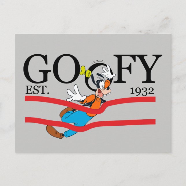 Goofy Est. 1932 Postcard (Front)