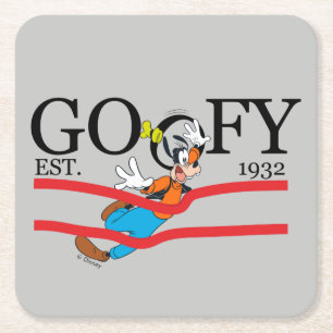 Goofy Est. 1932 Square Paper Coaster