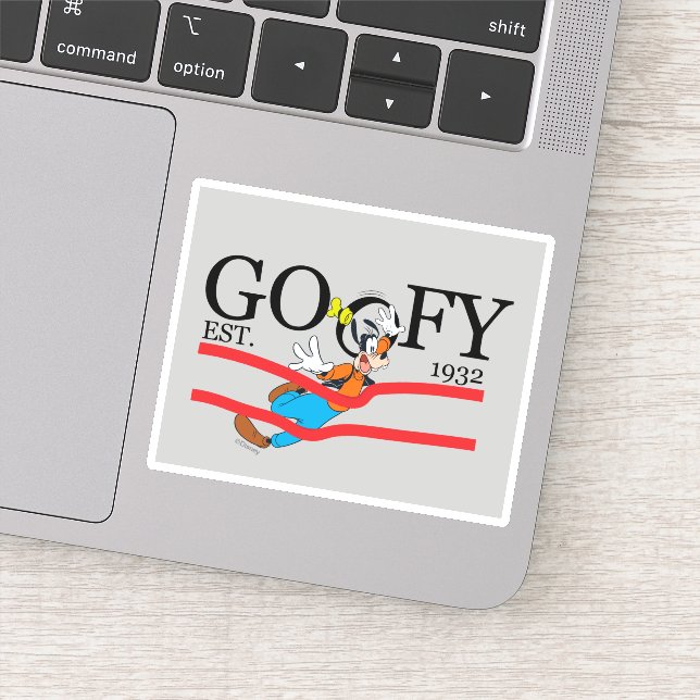 Goofy Est. 1932 Sticker (Detail)