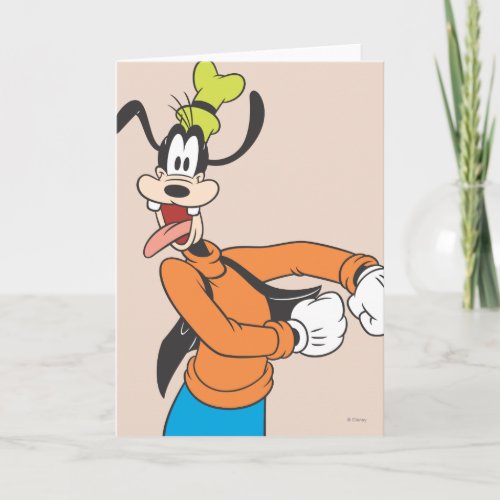Goofy  Excited Card